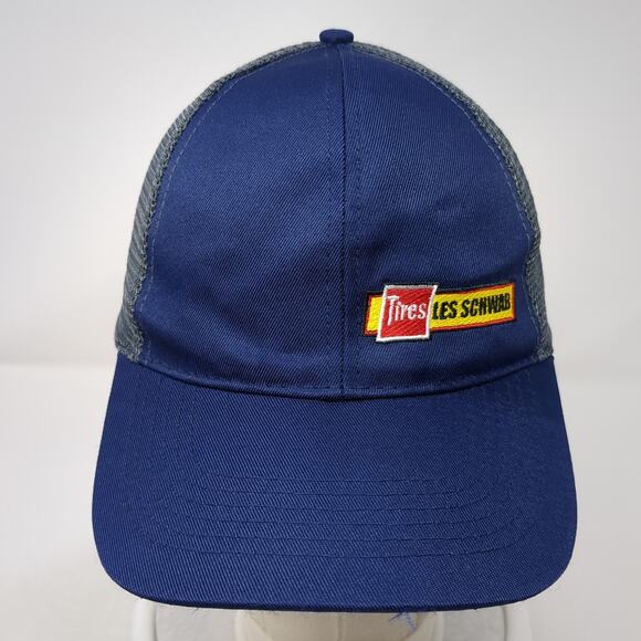 Tires Les Schwab Snapback Trucker Hat Blue One Size Adjustable Price Busters - Picture 2 of 10